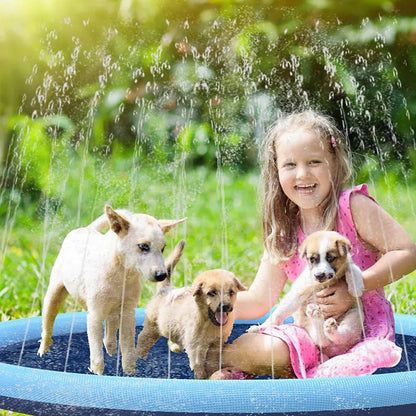 Summer Dog Toy Splash Sprinkler Pad