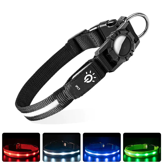 Luminous AirTag Collar